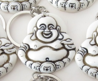 Happy Buddha Sleutelhanger