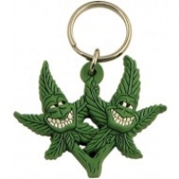 Cannabuds Twins sleutelhanger