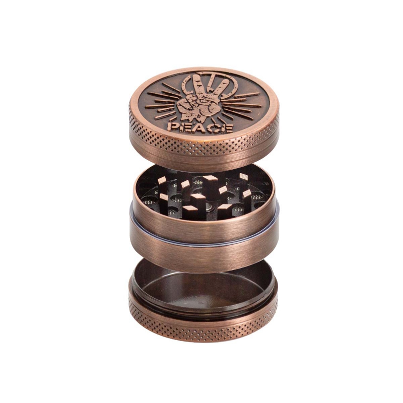 Peace grinder - 3 delig - brons