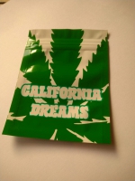 Aluminium gripzak - California Dreams strijkzak - 5.5 x 6.5cm.