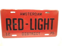 Wandplaat Red Light
