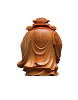 Lachende Boeddha - Hotei - hout