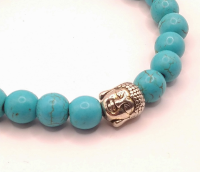 Turquoise Armband met Boeddha