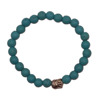 Turquoise Armband met Boeddha