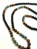 Mala - 108 kralen onyx tijgeroog