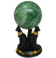 Groene Fluoriet bol 6cm.