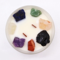 Chakra Kaars met Kristallen