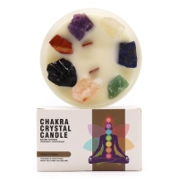 Chakra Kaars met Kristallen