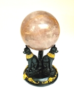 Hematietkwarts bol 6cm.