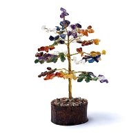 7 Chakra Edelsteenboom - 18 cm.