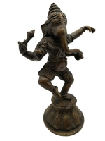 Dansende Ganesha Brons - 20 cm.