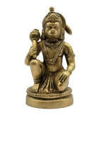 Hanuman beeld 14 cm. Messing
