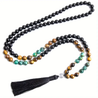 Mala set -  Ketting met Armband - Onyx