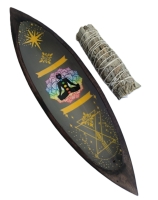 Chakra Smudge schaal met Salie