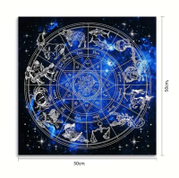 Tarotkleed - Zodiac blauw