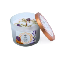 Edelsteen kaars Healing Lavendel