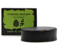 Houtskool zeep Cedar en Eucalyptus