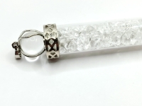 Healing Wand Bergkristal met Seleniet Punt