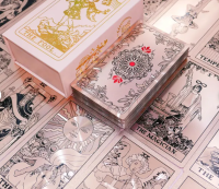 Ros&eacute; Gold Tarotkaarten met Gids