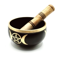 Klankschaal Triple Moon Zwart