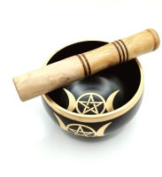 Klankschaal Triple Moon Zwart