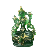 Groene Tara Beeldje 14cm.