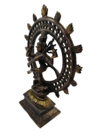 Dansende Shiva Messing  22cm.