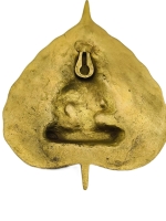 Boeddha op Blad - Muurdecoratie Messing