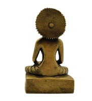 Boeddha met Aura - Messing 12cm.