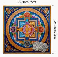 Tarotkleed Tibetaans 75cm.