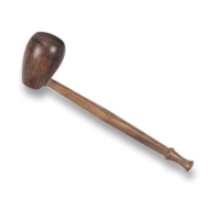 Houten puurpijpje 11cm.