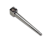 Metalen puurpijpje Silver