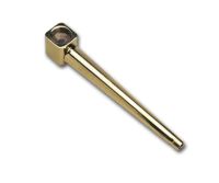 Metalen puurpijpje Gold