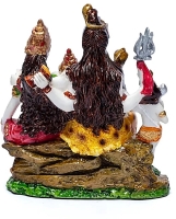 Shiva Parivar meerkleurig