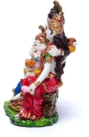 Shiva Parivar meerkleurig