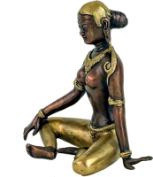 Parvati Koper beeldje 15cm.