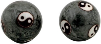 Meridiaankogels Yin Yang Grijs 4 cm