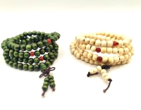 Houten Mala set van 2 - Groen Wit