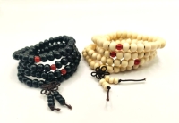 Houten Mala set van 2 - Zwart Wit