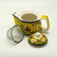 Kruidentheepot met 2 kopjes