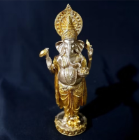 Ganesha beeld 30cm. goudkleurig